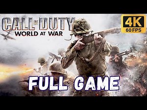 Call of Duty 5: World at War – Full Game Walkthrough | 4K 60FPS RTX 4060