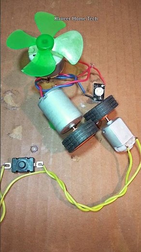 Dynamo Powering a SUPER Bright LED Light and DC Fan Motor #shorts #tech #project #youtubeshorts