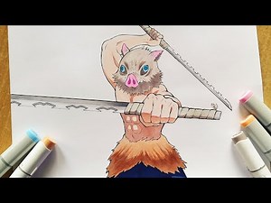 How to Draw Inosuke - Kimetsu No Yaiba | Step By Step Tutorial
