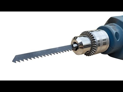 I Regret Not Knowing This Sooner! Just Plug The Saw Into The Drill And Be Amazed