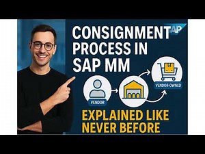 SAP MM – Part - 1 - Consignment Process Explained with Real-Time Scenarios | Easy & Practical Guide