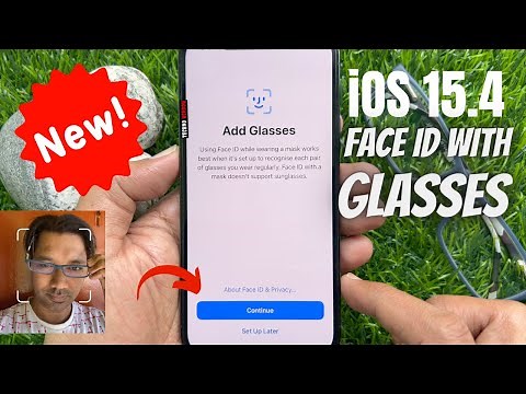 How to add Glasses to Face ID on iPhone (iOS 15.4)