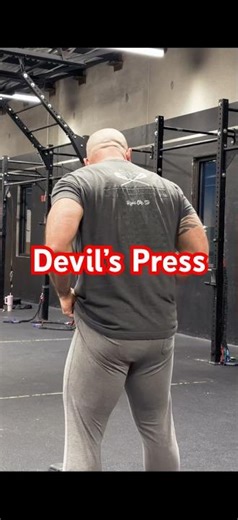 #50 Dumbbell Devil’s Press #wod #crossfit #crossfitexercises