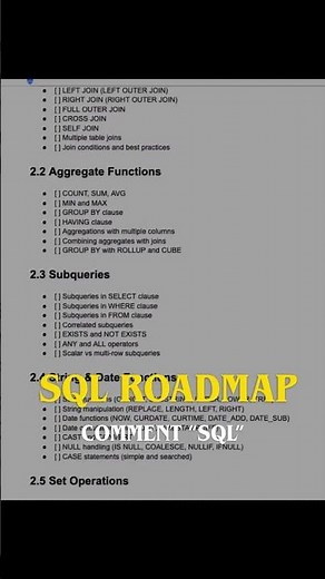 LEARN SQL Quickly in Just 30 Days #learnexcel #excel #exceltips #coding