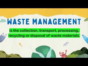 Waste management recycling