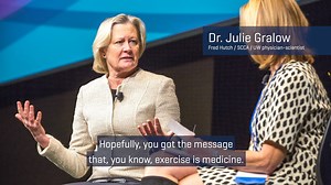 1.9K views · 65 reactions | “If we could write a prescription for exercise, if we could bottle it in a pill, we’d be prescribing it for all of you," says Dr. Julie Gralow, a physician-scientists from Fred Hutch, UW Medicine and Seattle Cancer Care Alliance. Simply put, exercise is medicine. Read more: https://bit.ly/2UuJvjd | Fred Hutch | Facebook
