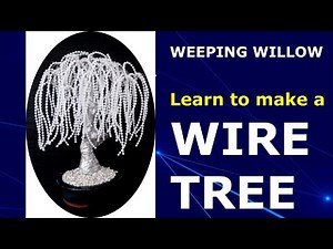 MC Learn to make a wire tree | weeping willow wire Easy Wire Art | tree sculpture handmade
