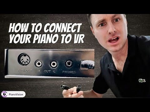 How to connect your MIDI keyboard to your VR head via a USBC/MIDI cable