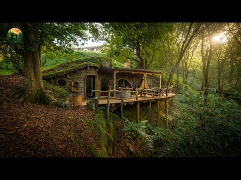Man Builds A Hillside Cave Home With Outdoor Living Space