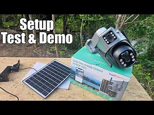 Outdoor 4G Solar Camera with V380 Dual Lens