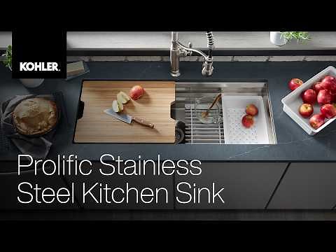 Prolific™ Stainless Steel Kitchen Sink - KOHLER