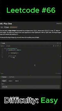 LeetCode 66: Plus One - Python Solution in 3 Minutes