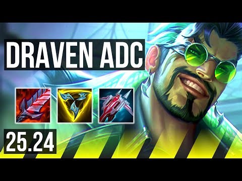 DRAVEN & Pyke vs YUNARA & Braum (ADC) | KR Challenger | 25.24