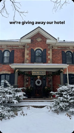 The HighAcre on Instagram: "We’re giving away our entire hotel✨ This holiday season, we’re opening all four of our private spa suites for two nights each to people who truly deserve a moment of joy. If you know someone who’s had a difficult year, is carrying more than their fair share, or might otherwise be alone this Christmas, we invite you to send us a short message about them. The holidays can be magical, but they can also be heavy. Our hope is to fill this house with warmth, care, and conne