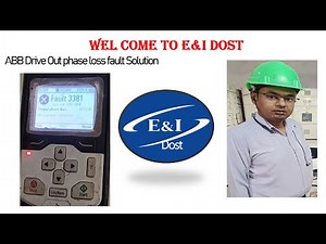 ABB VFD run without a motor, ABB VFD output phase loss fault solution, VFD 3381 fault code solution