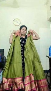 Two saree tho two dresses 👗🥰