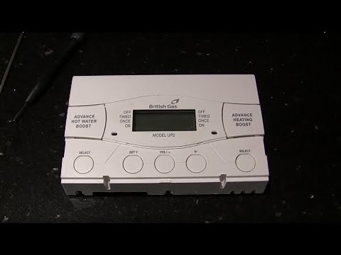 How to open a British Gas UP2 Boiler Control Panel