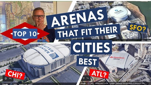 Best & Worst Arenas for Urban Design: NBA/NHL Rankings!