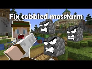 How to fix cobblestone in your moss farm [Minecraft tutorial]