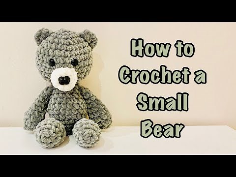How to crochet a Bear 🐻 / Crochet Plush bear/ Easy Crochet/Amigurumi tutorial for beginners.