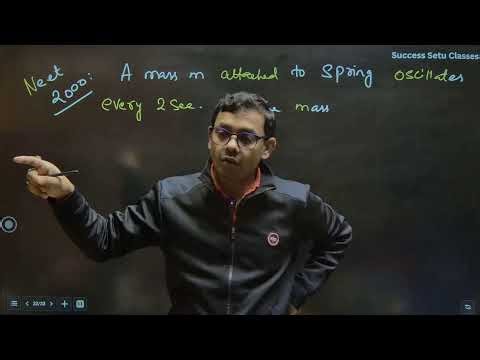 SHM lec | Spring Block Oscillation | Graphs