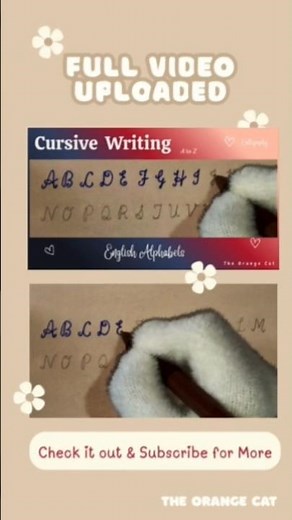 Cursive Handwriting Practice A - Z | Neat and Clean Handwriting exercise