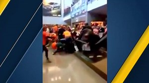37K views · 329 reactions | Escalator malfunction! Watch people pile up on each other after an escalator suddenly started speeding up. It happened Saturday night after a professional hockey game in Philadelphia. No serious injuries were reported. | ABC7 Morning Show | Facebook