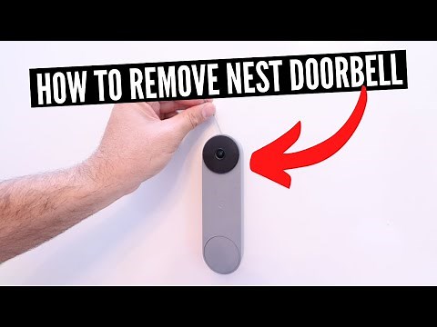 How To Remove Nest Doorbell (Battery Powered Version)