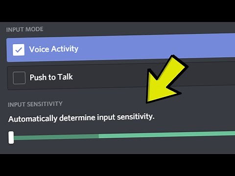 How to disable Voice Detection in Discord