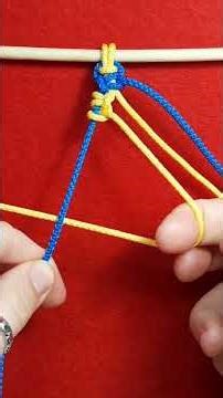 STUNNING Two Colored Macrame Pattern: Full Tutorial