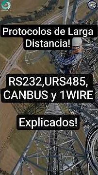RS-232, 485, CAN Bus, and OneWire Explained #technology #electronics #engineering #venezuela #ard...