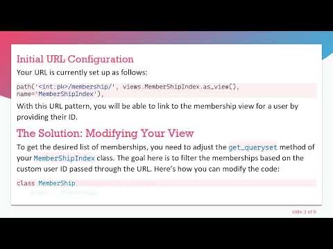 How to Display Memberships for a Specific User in Django Using generic.ListView