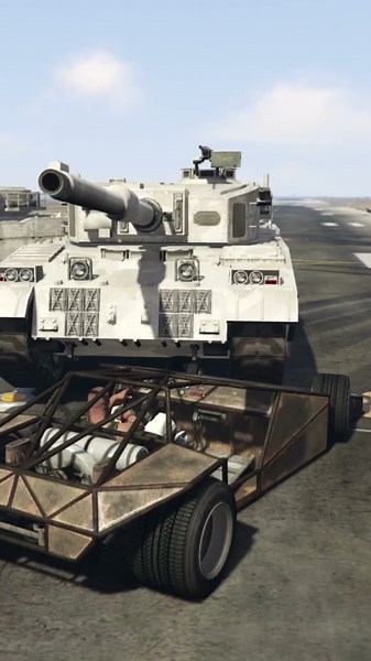 Ramp Buggy vs Military Tank!