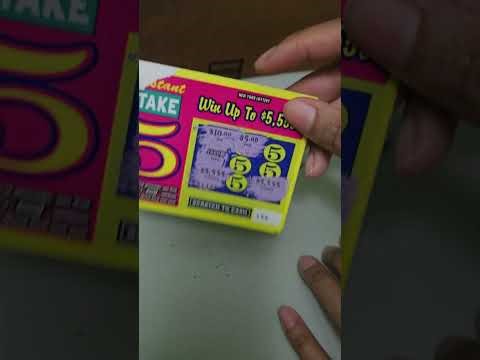 My first instant TAKE 5 scratch off!!