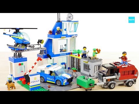 レゴ シティ ポリスステーション 警察署 60316 ／ LEGO City Police Station Speed Build & Review