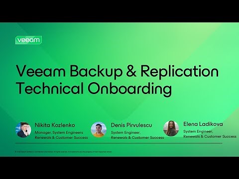 [EMEA Session] Veeam Backup & Replication Core Concepts & Best Practices Training