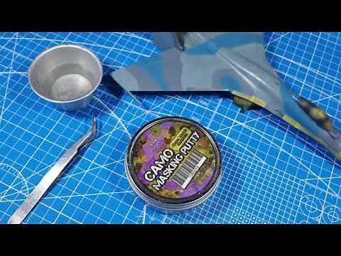 Russian SU-35: Sticky Alexen Masking Putty