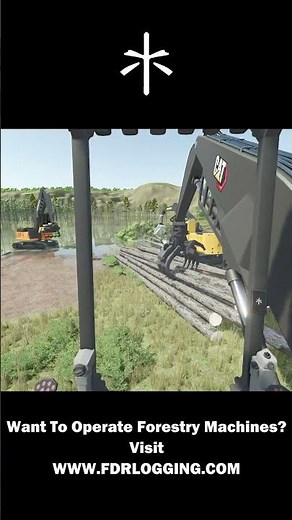 Logging Crew Loading Logs In The Swamp - Farming Simulator - FDR Logging