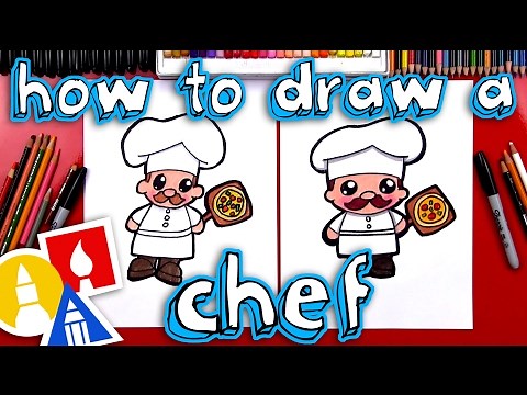 How To Draw A Cartoon Chef