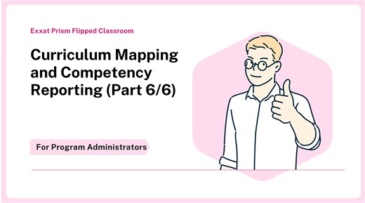 Curriculum Mapping and Competency Reporting (Part 6/6)