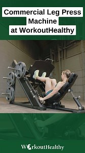 1.1K views | The Commercial #LegPress Machine at WorkoutHealthy is...