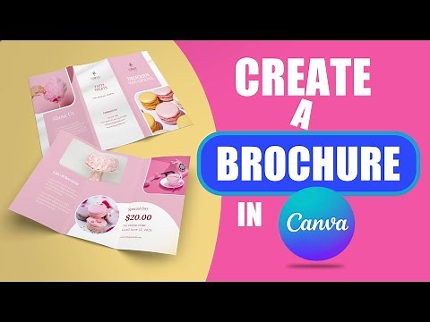 Create a Brochure in Canva | Tri-Fold Brochure Design
