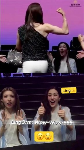 LingOrm was so impressed by the fan 🔥😳💪 #lingorm #ormkornnaphat #linglingkwong