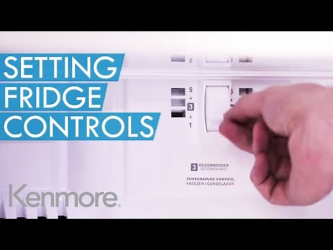 Setting The Refrigerator Controls