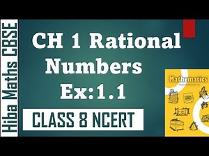 8th maths chapter 1 Rational numbers exercise 1.1 | CBSE NCERT maths solutions in tamil