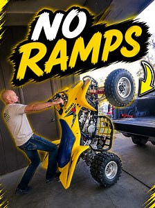 Easy way to fetch your tailgate.. #atvlifestyle #bikelife #mxvsatv #atv #loading