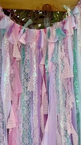 Mermaid Party Backdrop, Mermaid Banner, Mermaid Tassel, Decor Mermaid Party, Mermaid Birthday, Under the Sea Backdrop - Etsy