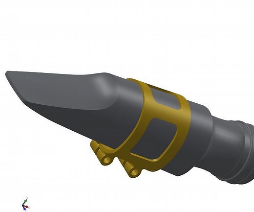 3D Printed Tenor Saxophone Mouthpiece