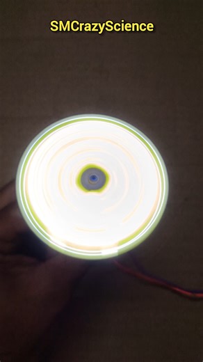 Amazing Spinning Light Using DC Motor | #shorts #dcmotor