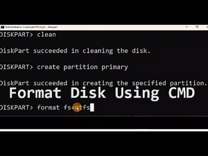 how to format disk using cmd